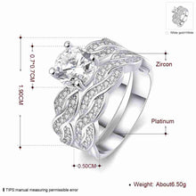 18k gold plated wedding rings Twisted inlaid crystal anel de ouro jewerly accessories MP