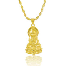 24k gold plated necklaces pendants Buddha bead necklace Elegant269 MP