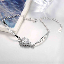 925 silver bracelets amp; bangles crystal flower pulsera collier plastron STVH 54 MP