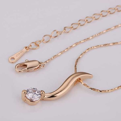 18k gold plated collar necklace Zipper group collier femme Gift for her MP