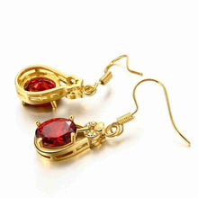 18k gold plated earings jewelry Hand holding crystal ball drop orecchini men jewelry MP