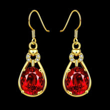 18k gold plated earings jewelry Hand holding crystal ball drop orecchini men jewelry MP