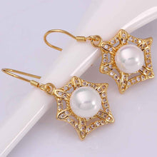 18k gold plated earings pean drop boucle doreille femme charms 367 MP