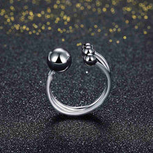 925 Sterling Silver ring Light bead anillos bear bijoux294 MP