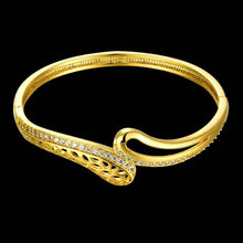 18K Gold Plating bangles Water dripping women bracelet bijouterie HBZ 8 MP