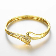 18K Gold Plating bangles Water dripping women bracelet bijouterie HBZ 8 MP