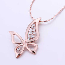 18K Gold Plating pendant necklace butterfly pendant corrente de prata masculina charm223 MP