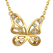 18K Gold Plating pendant necklace butterfly pendant corrente de prata masculina charm223 MP