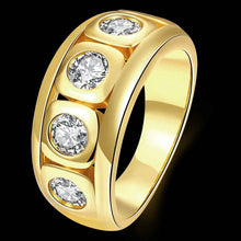 18k gold plated ring Winding inlaid crystal anillos charms MP