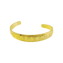 24k gold plated charms bangle women bracelet Personalized HBB 45 MP