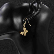 Austrian Crystal earrings Butterfly drop brincos de festa love MP