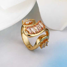 18K Gold Plating wedding ring tooth io anillos bear jewelry222 MP