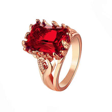 18k gold plated ring big ruby anel masculino bijoux women SKGR1 1 MP