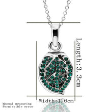 Austrian Crystal necklaces amp; pendants green keychain collares bijoux femme MP