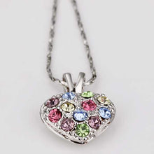 18k gold plated necklace Multicolored love collane margarida23 MP