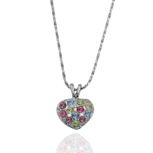 18k gold plated necklace Multicolored love collane margarida23 MP