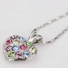 18k gold plated necklace Multicolored love collane margarida23 MP