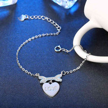 925 sterling silver bracelet charms Bone hanging heart friendship bracelets men jewelry STVH 33 MP