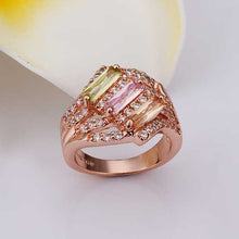 acessorios para mulher Engagement rings pink w4 anillos bear154 MP