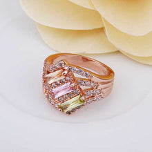 acessorios para mulher Engagement rings pink w4 anillos bear154 MP