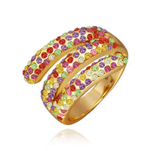 18K Gold Plating Engagement rings colorful opal men jewelry264 MP