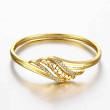 18K Gold Plating with crystal men bracelet horloge MP