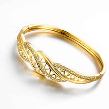 18K Gold Plating with crystal men bracelet horloge MP