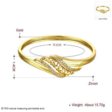 18K Gold Plating with crystal men bracelet horloge MP