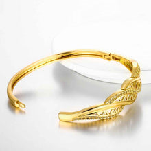 18K Gold Plating with crystal men bracelet horloge MP