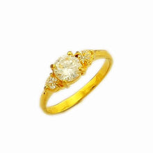 18K Gold Plated rings for men casual white beads aneis love YHDR 27 MP