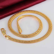 Austrian Crystal collar necklace 1 m sideways flat snake chain bead necklace joyas MP