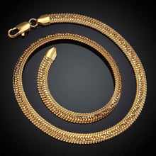 Austrian Crystal collar necklace 1 m sideways flat snake chain bead necklace joyas MP