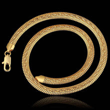 Austrian Crystal collar necklace 1 m sideways flat snake chain bead necklace joyas MP
