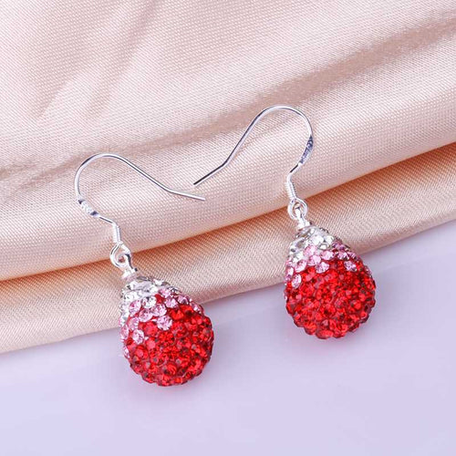 african beads earring red beads drop cufflinks love SBE 54 MP