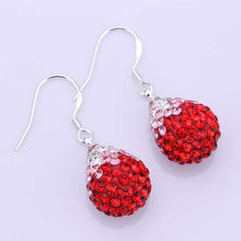 african beads earring red beads drop cufflinks love SBE 54 MP