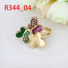 18K Gold Plating wedding ring Three Butterfly ring men Costume Jewellery217 MP