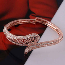 18K Gold Plated bangles Drop buckle women pulseras Elegant HBZ 14 MP