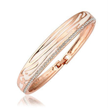 18K Gold Plated friendship bangle Irregular orbit women pulseras jewerly accessories HBZ 3 MP