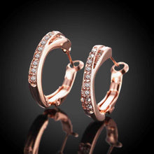 18k gold plated earings jewelry Crystal Arch clip brincos de festa Costume Jewellery 369 MP