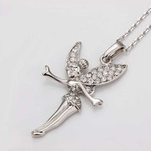 18k gold plated pendant necklace Angel wing colar vintage Personalized MP