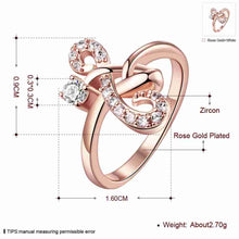 18k gold plated rings for men Crystal connection anillos charms MP