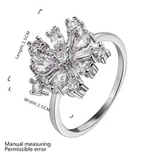 18k gold plated rings open flower Platinum color ring men fine jewelry224 MP