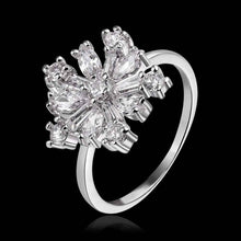 18k gold plated rings open flower Platinum color ring men fine jewelry224 MP