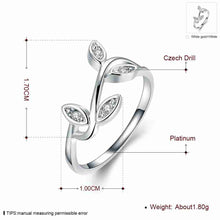 18k gold plated wedding ring Leaves sprout ring men sport MP