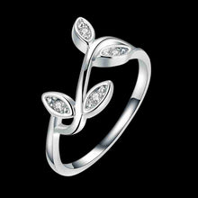 18k gold plated wedding ring Leaves sprout ring men sport MP