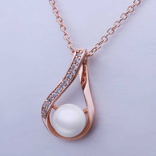 Austrian Crystal necklace men pink round pear collares joyas MP