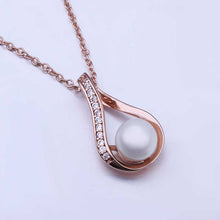 Austrian Crystal necklace men pink round pear collares joyas MP