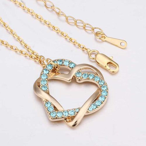 Austrian Crystal necklaces love set perfume women sport MP