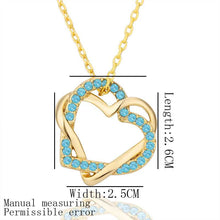 Austrian Crystal necklaces love set perfume women sport MP