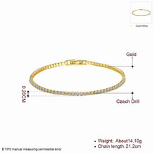 18K Gold Plating bracelets Twisted chain pulseiras MP